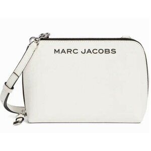 New Marc Jacobs Grind Crossbody Pouch Pebble Leather Cotton